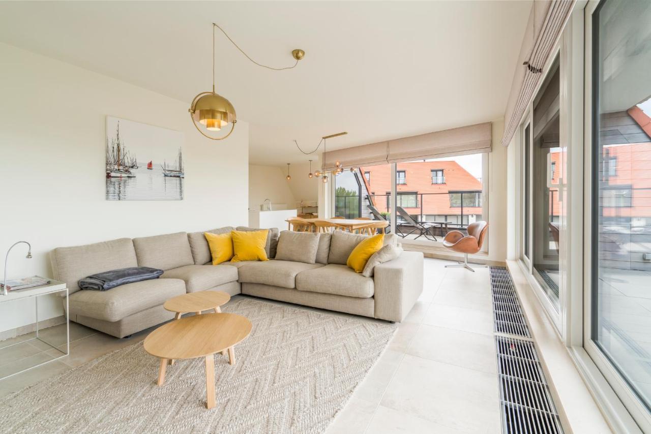 Apartmán Renewed Comfort Duplex W 2 Terraces Nearby Marina Nieuwpoort Exteriér fotografie